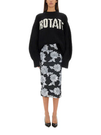 Rotate Birger Christensen Floral Pencil Skirt
