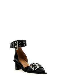 Ganni 'Buckle Open Cut Pumps' Pumps