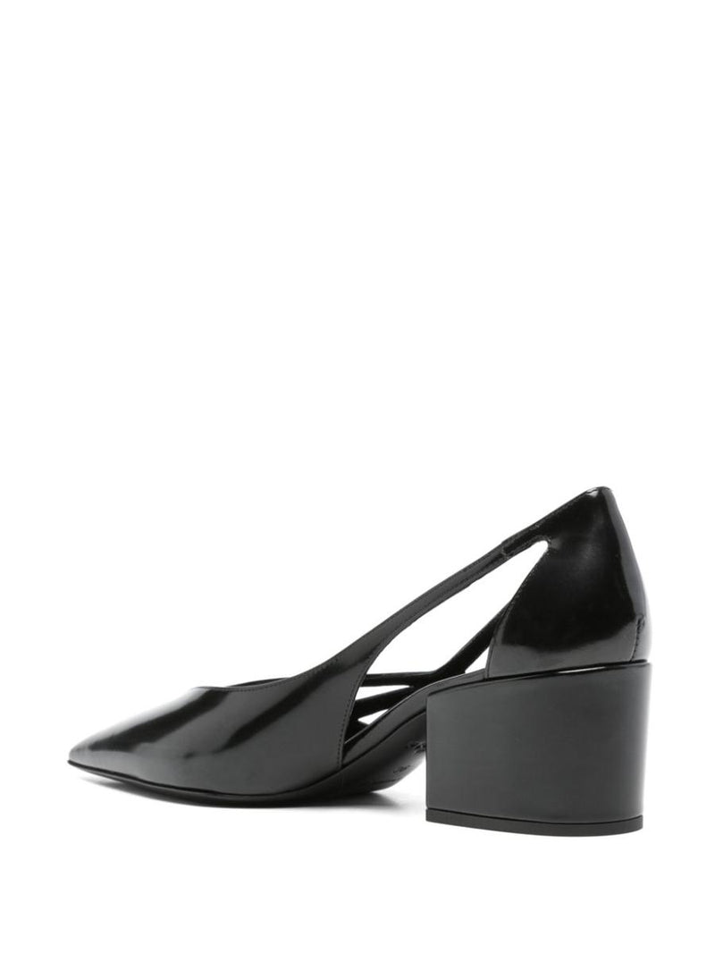 Prada Leather Cut-Out Pumps