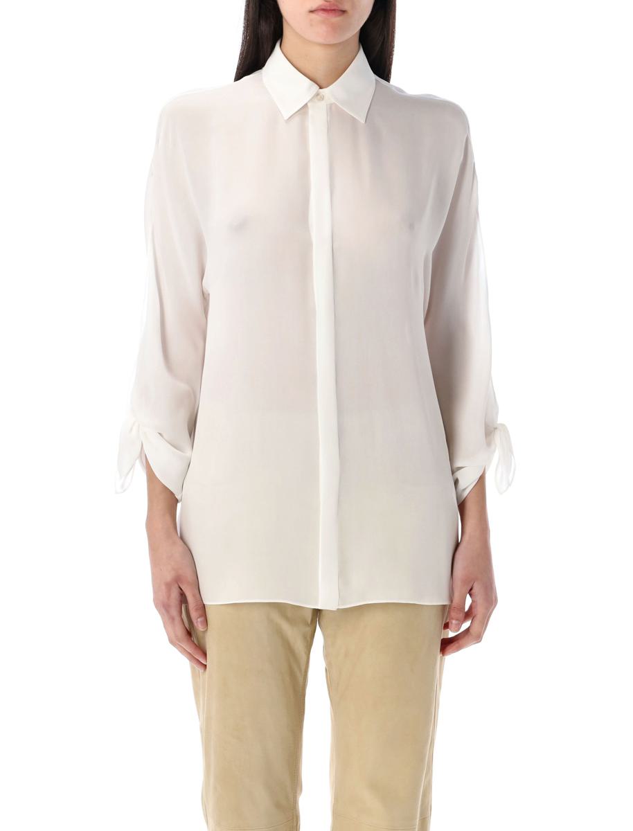 Ralph Lauren Karen Silk Georgette Blouse