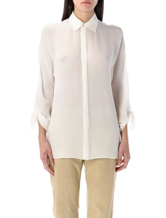 Ralph Lauren Karen Silk Georgette Blouse