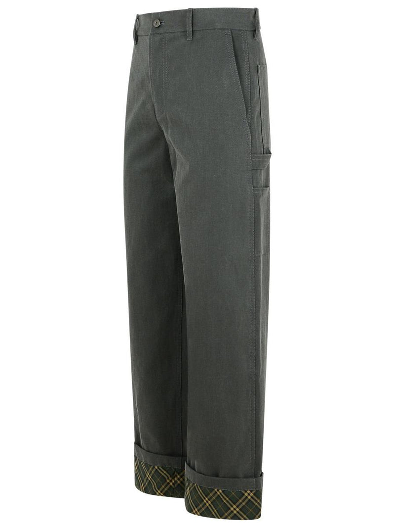 Burberry Black Cotton Jeans