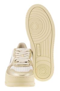Autry Medalist Platform - Leather Trainers