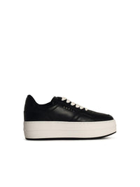 Hogan 'H670' Black Leather Sneakers