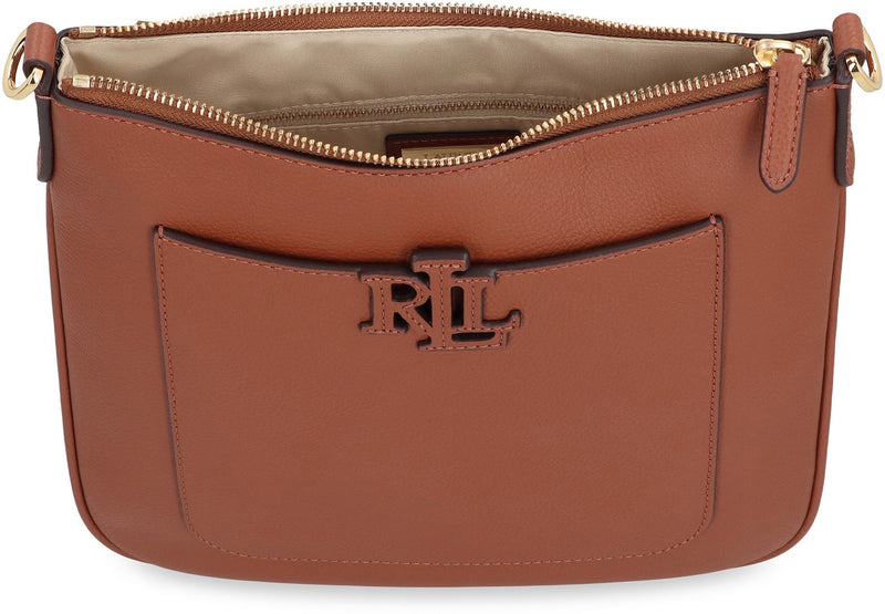 Ralph Lauren Large Cameryn Bag In Hammered Leather