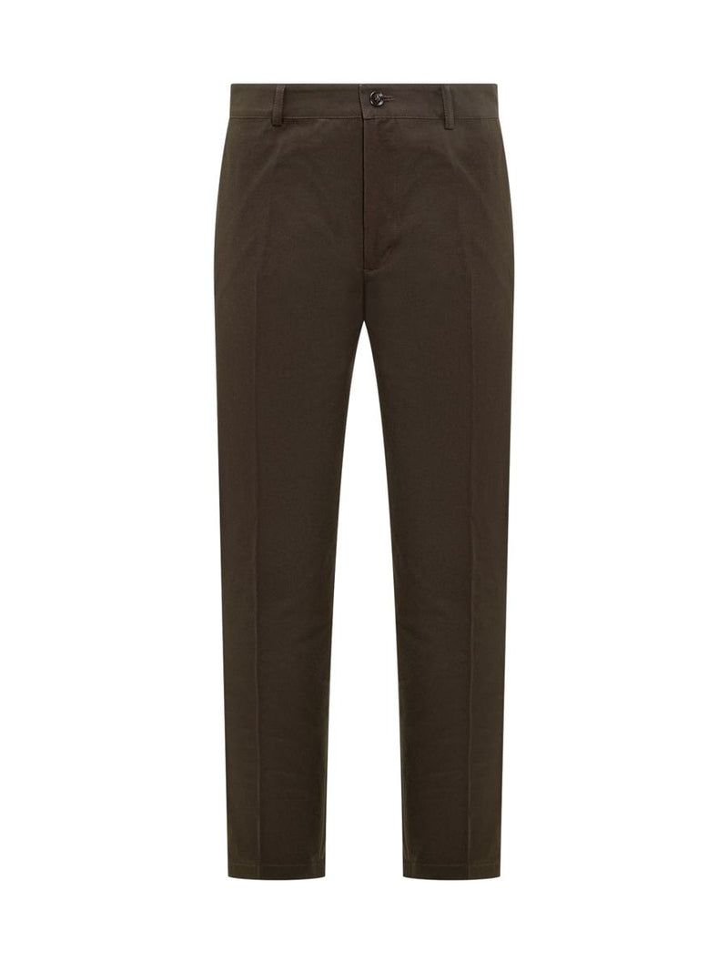 Burberry Burberry Slim Fit Trousers In Stretch Cotton