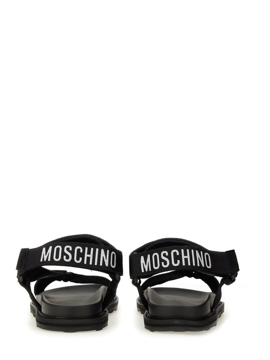 Moschino Sandal With Logo