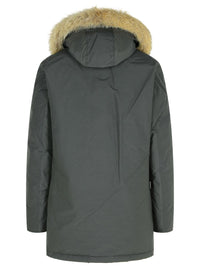 Woolrich 'Artic' Grey Cotton Blend Parka