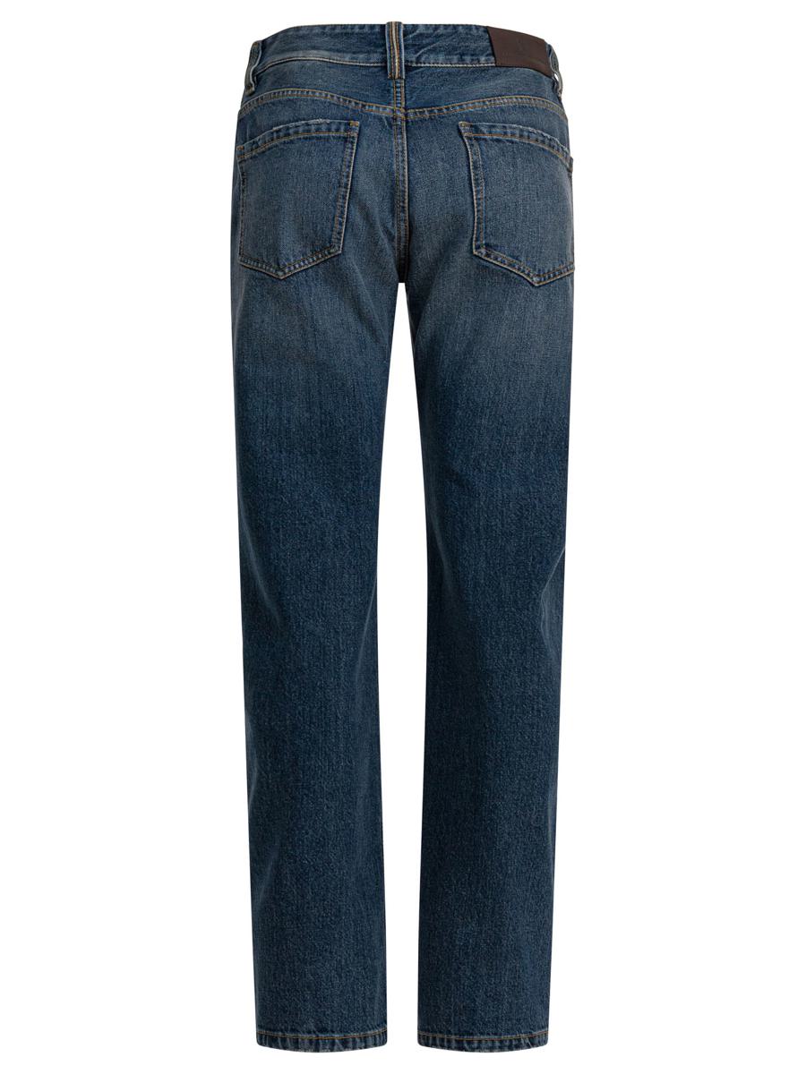 Brunello Cucinelli "Column" Straight Leg Jeans