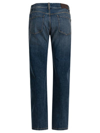 Brunello Cucinelli "Column" Straight Leg Jeans