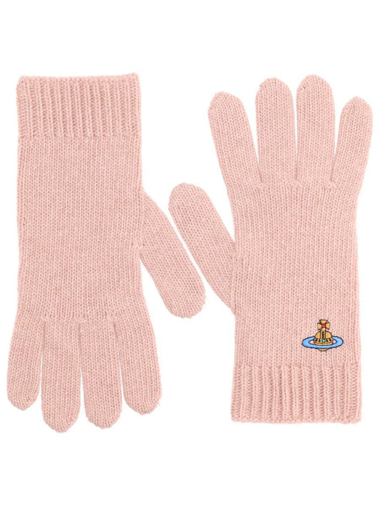 Vivienne Westwood Gloves With Orb Embroidery