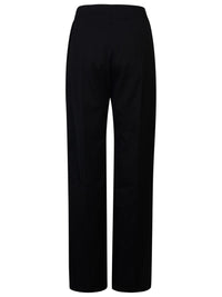 Patou Black Virgin Wool Pants
