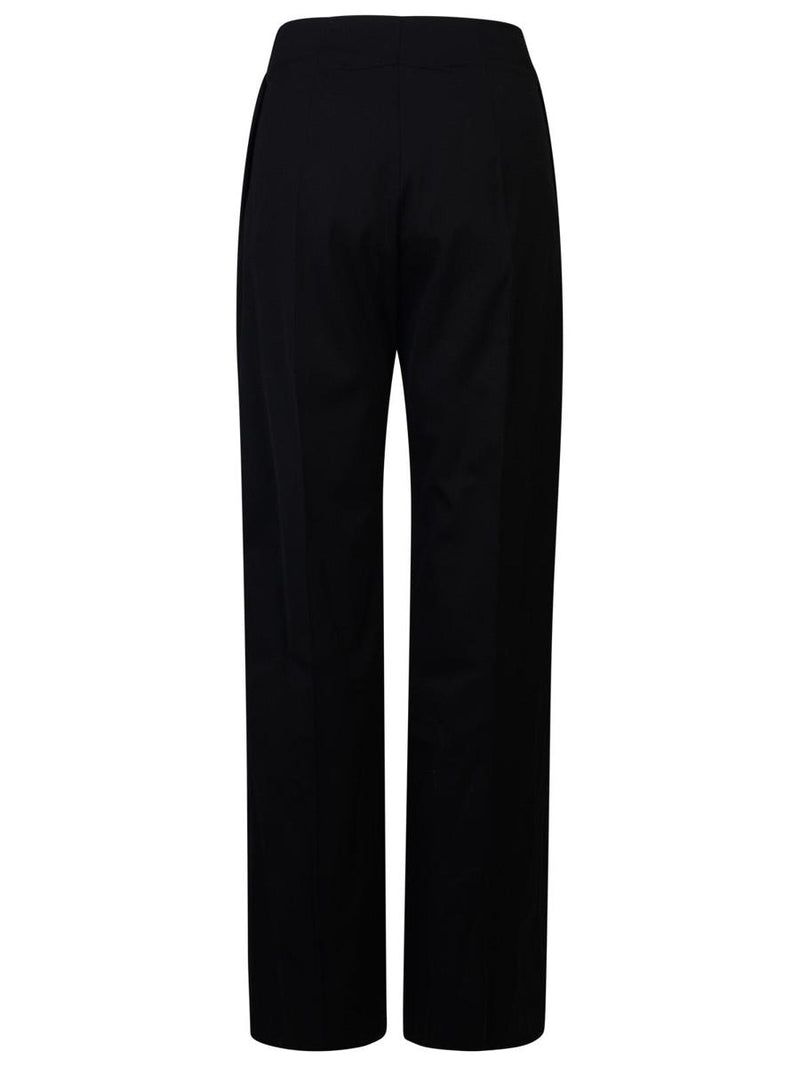 Patou Black Virgin Wool Pants