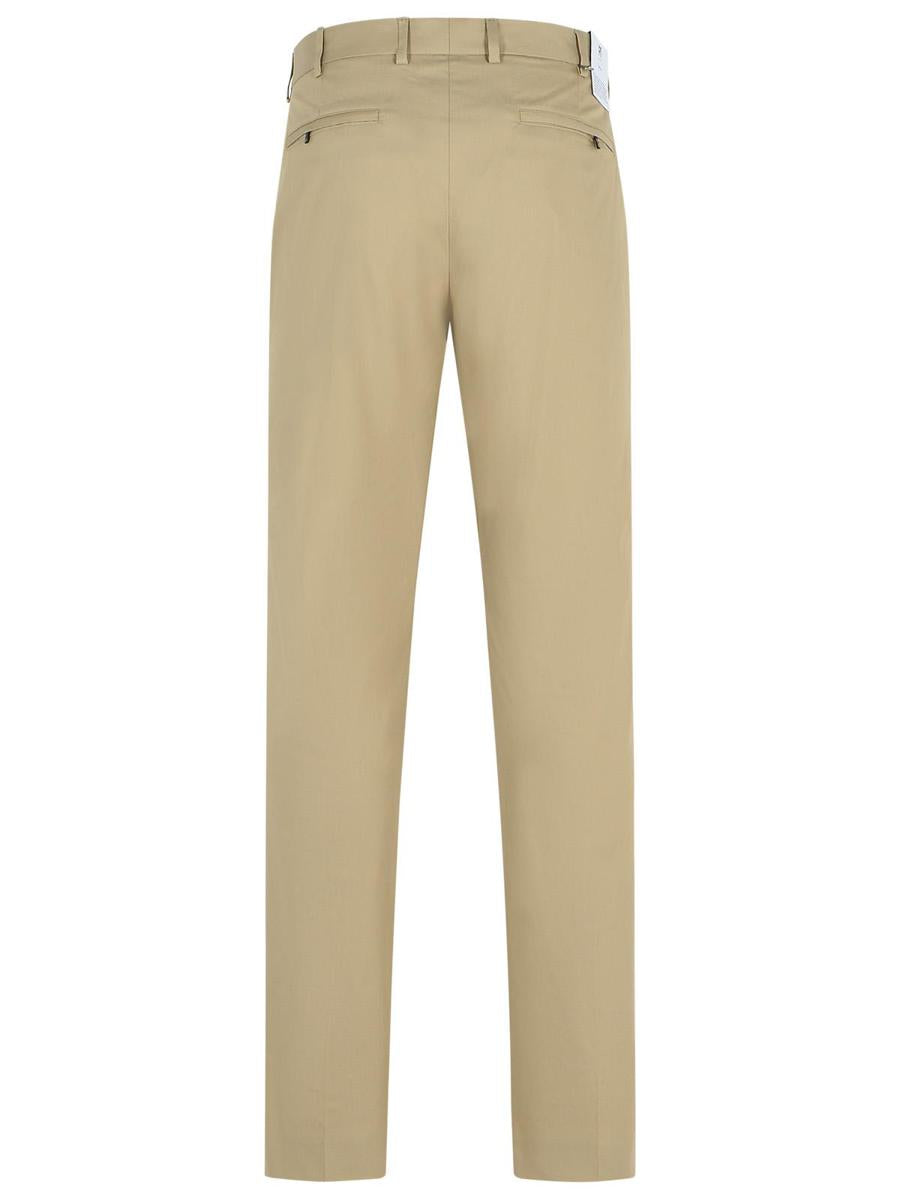 Pt Torino 'Epsilo' Beige Cotton Blend Pants