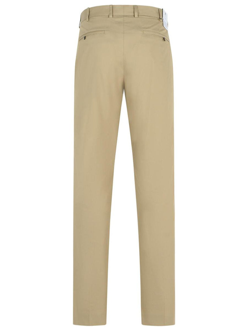 Pt Torino 'Epsilo' Beige Cotton Blend Pants