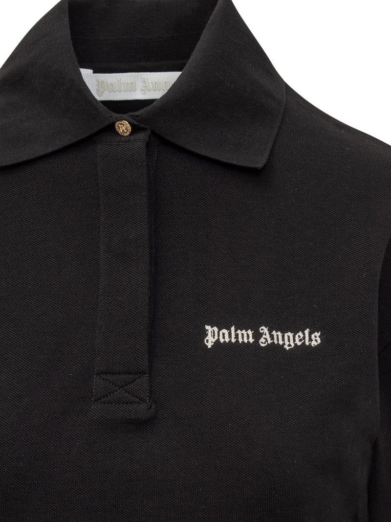 Palm Angels Polo Shirt With Logo