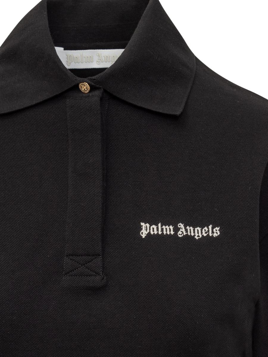 Palm Angels Polo Shirt With Logo