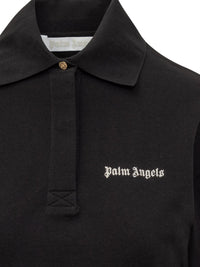 Palm Angels Polo Shirt With Logo