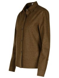 Jil Sander Brown Wool Shirt