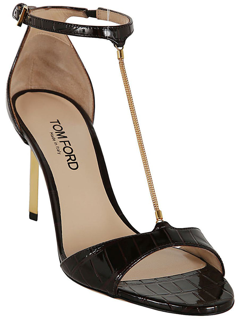 Tom Ford Mid Heel Sandals Shoes