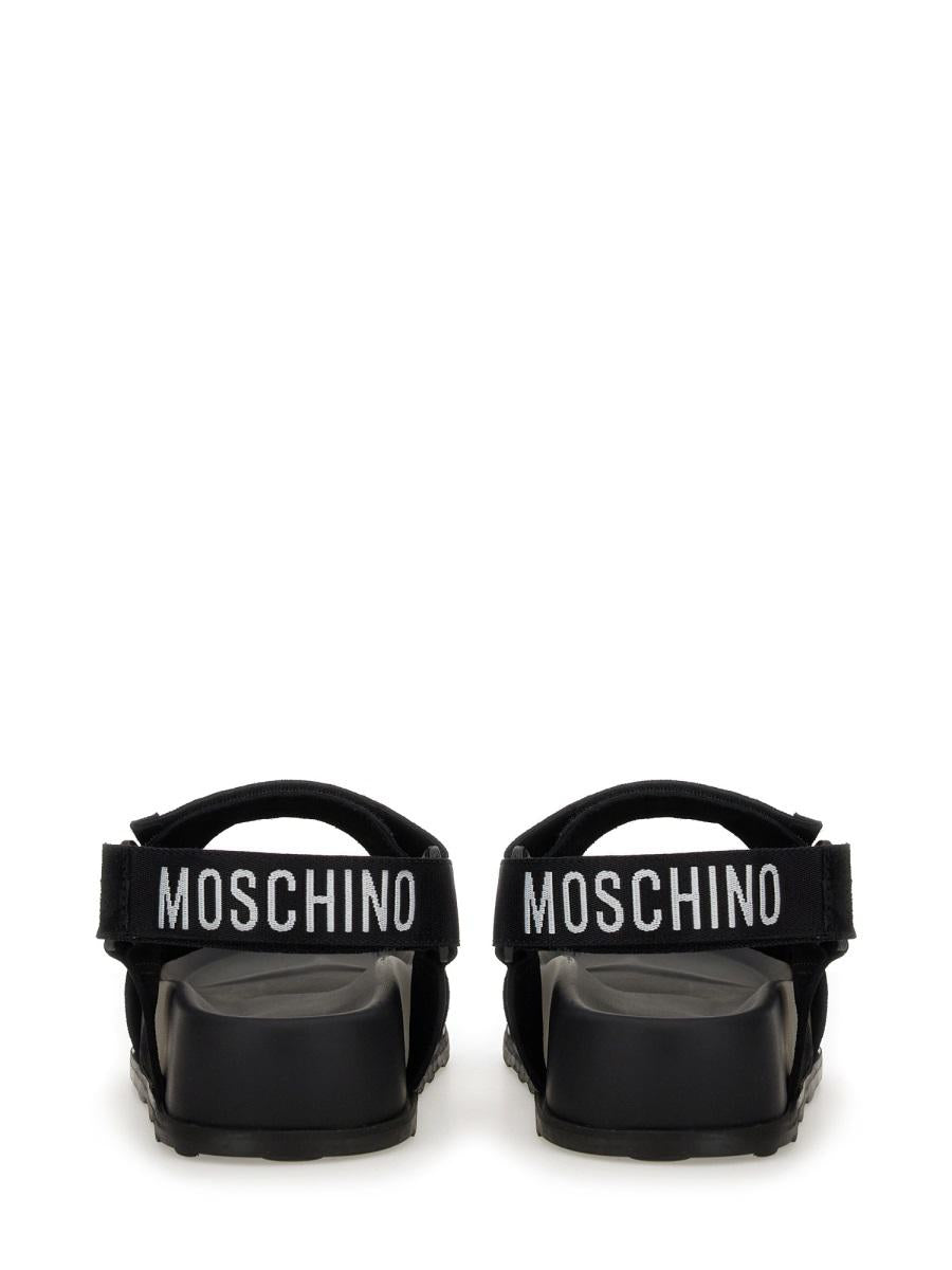 Moschino Sandal With Logo