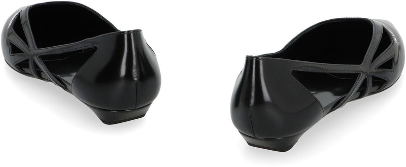 Prada Leather Ballet Flats