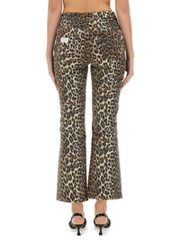 Ganni Animalier Jeans