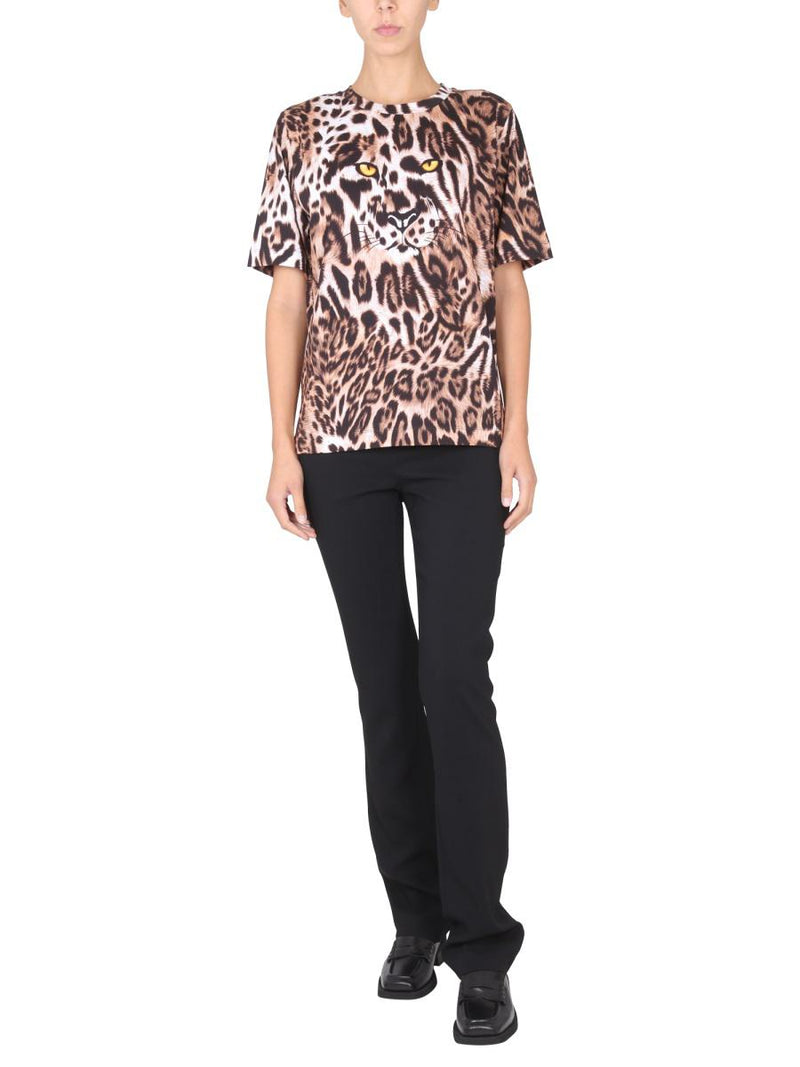 Boutique Moschino Animal Print T-Shirt