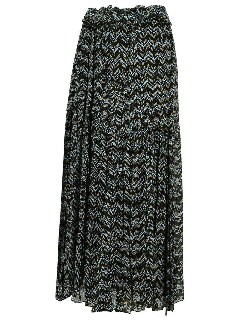 Isabel Marant Étoile 'Veronique' Black Viscose Skirt