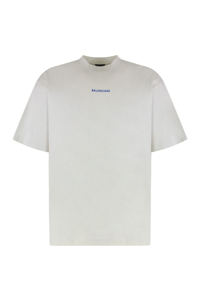Balenciaga Cotton Crew-Neck T-Shirt
