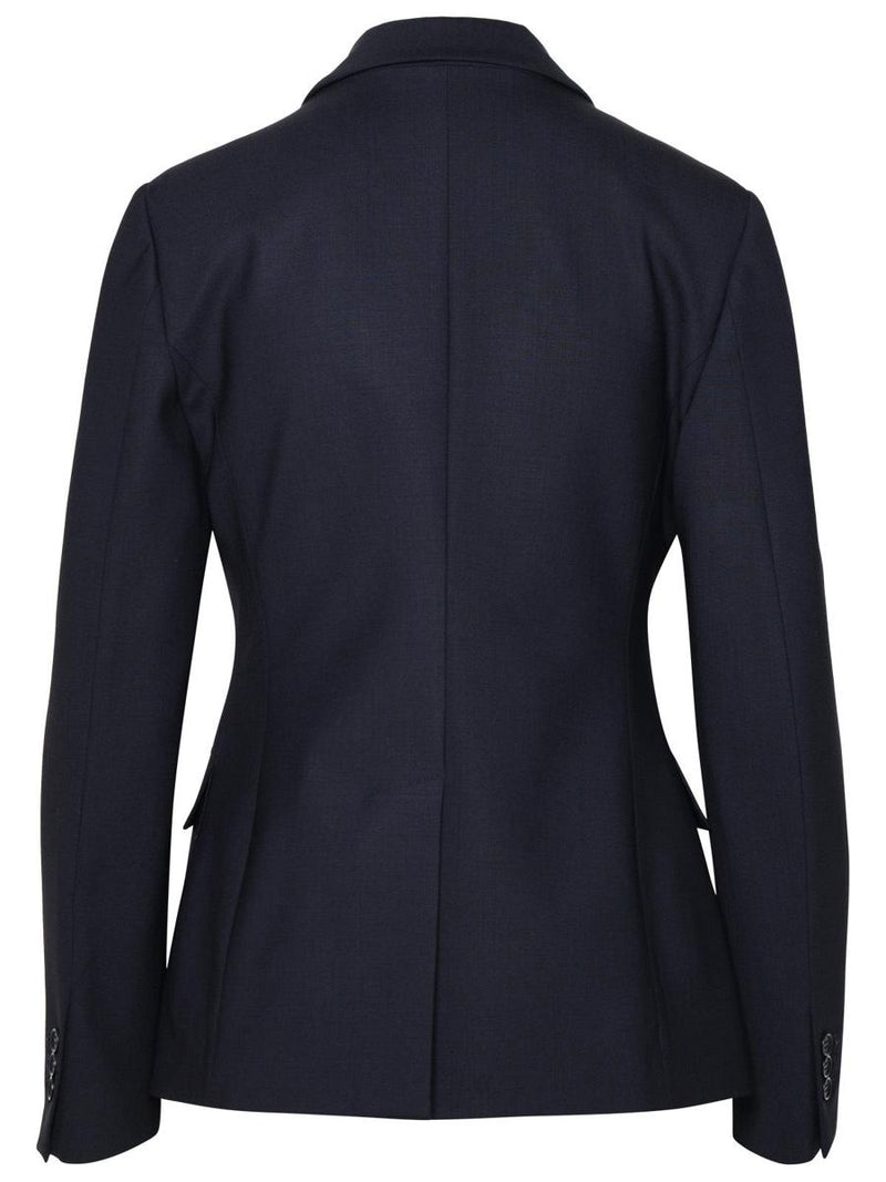 P.A.R.O.S.H. 'Lille' Blazer In Blue Virgin Wool Blend