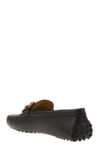 Tod'S Moccasin With Leather Chain