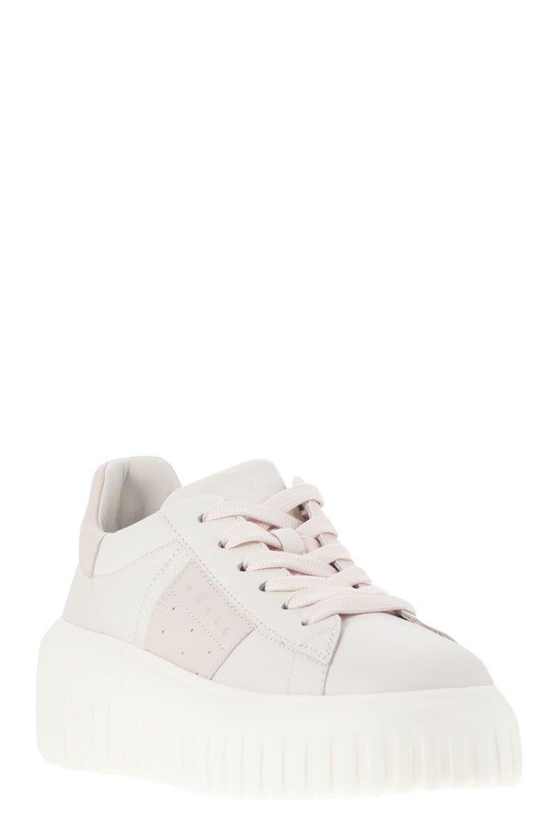 Hogan H-Stripes Trainers With Side Band