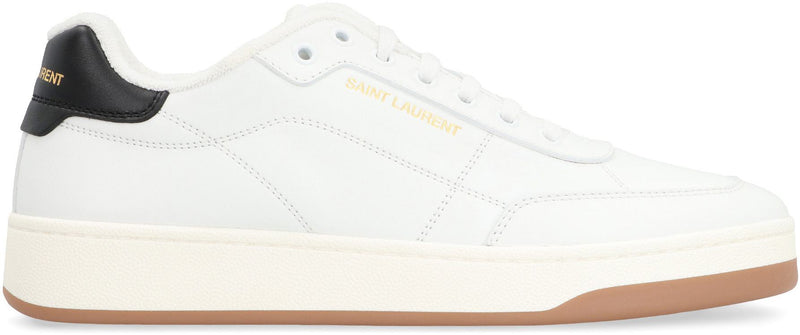Saint Laurent Sl/61 Leather Low-Top Sneakers