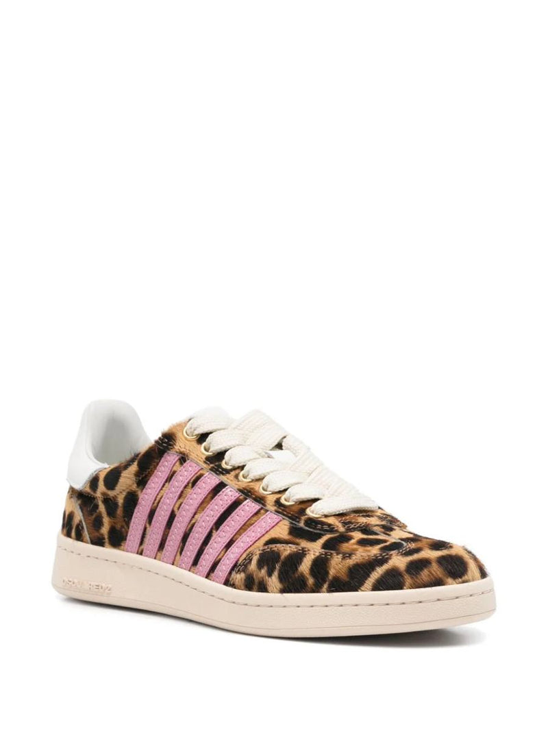 DSQUARED2 Leopard-Print Sneakers