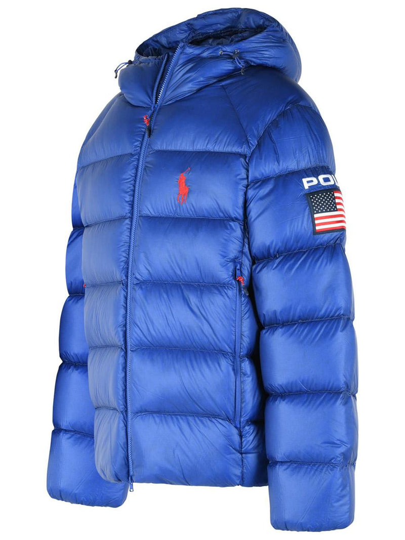 Polo Ralph Lauren Blue Nylon Bomber Jacket
