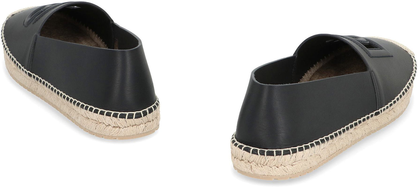 Dolce & Gabbana Leather Espadrilles