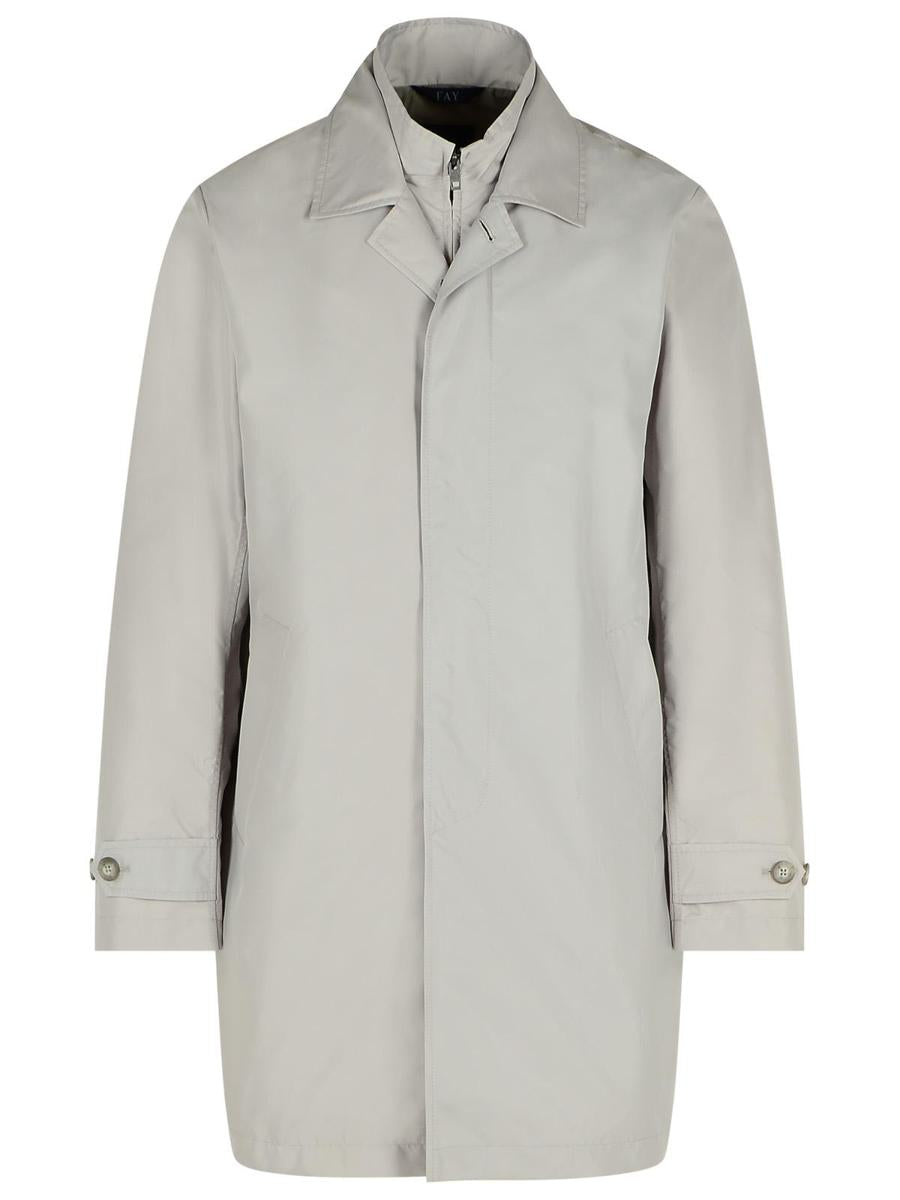 Fay 'Morning' Grey Polyester Parka