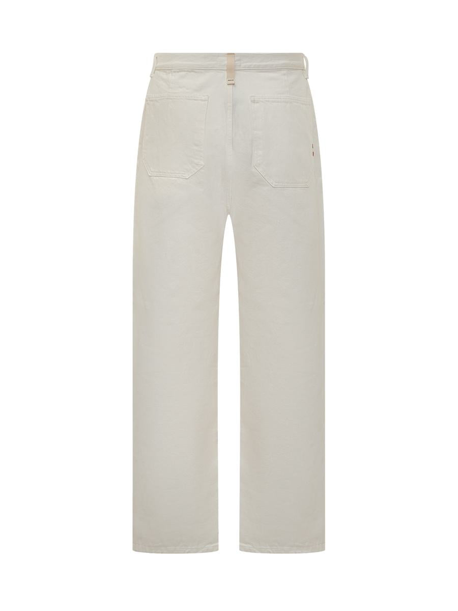 Amish Amish White Straight-Legged Pants