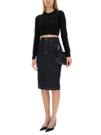 Dolce & Gabbana Jacquard Logo Jersey