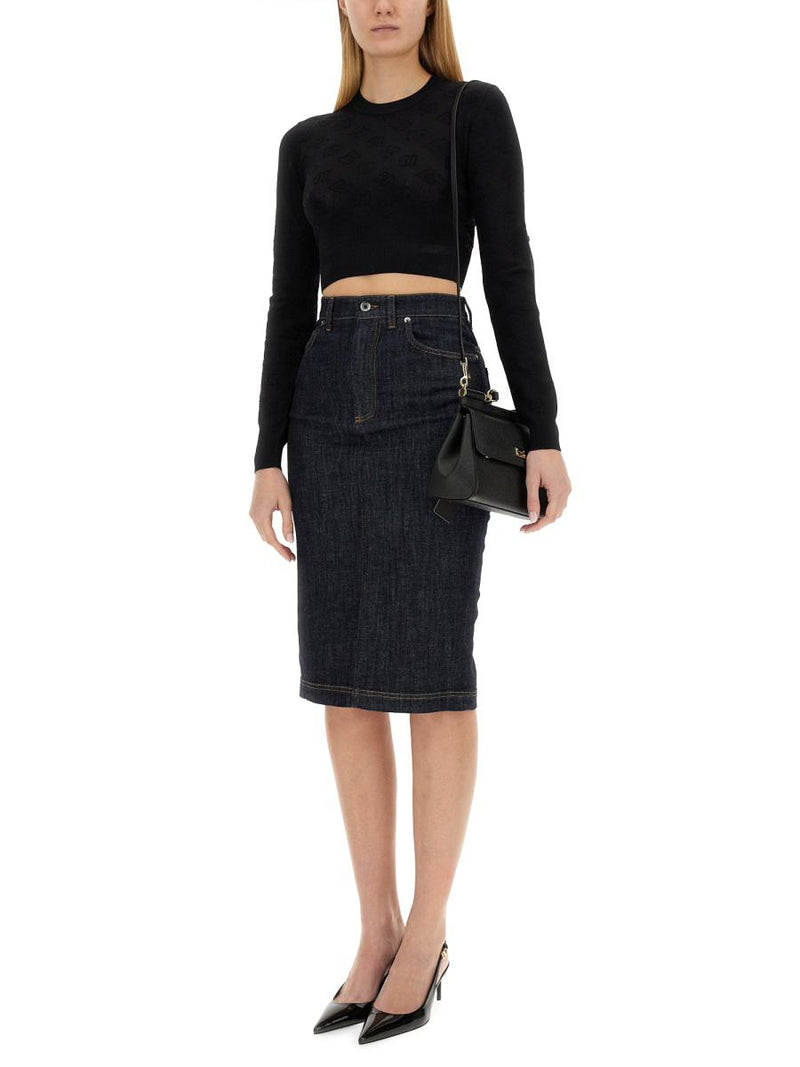 Dolce & Gabbana Jacquard Logo Jersey