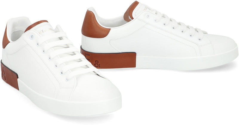 Dolce & Gabbana Portofino Leather Sneakers
