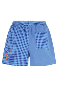 Susanna Blu Cotton Shorts