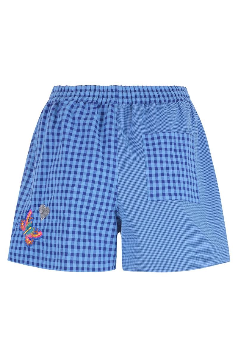 Susanna Blu Cotton Shorts