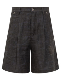 Off-White Shots In Linen With Logo