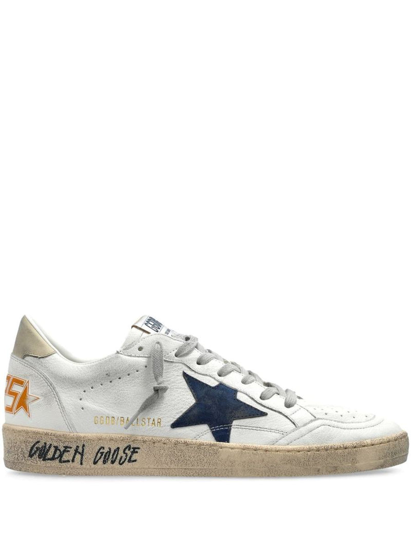 Golden Goose Ball Star Leather Sneakers