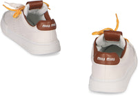 Miu Miu Leather Sneakers