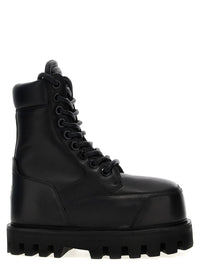 Alexander McQueen Nappa Ankle Boots