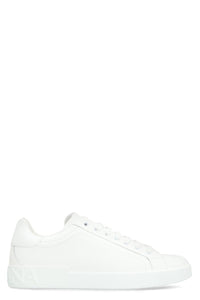 Dolce & Gabbana Portofino Leather Low-Top Sneakers