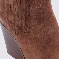 Paris Texas Camel Suede Boots
